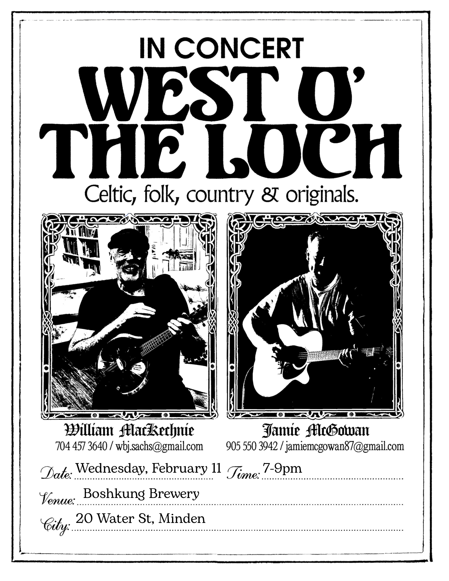 February Folk Fest - West O' The Loch Live