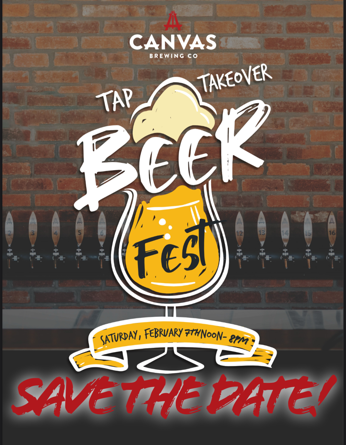 Canvas Brewing Tap Takeover Beerfest